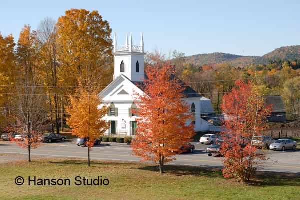 Charlestown, NH - North Charlestown Methodist Church - Fall